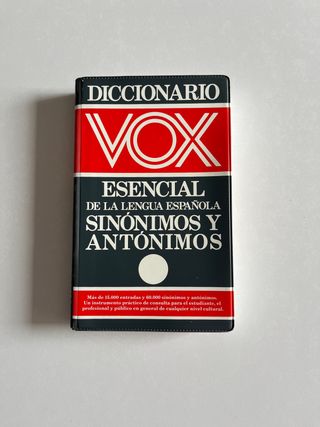 Diccionario VOX Sinónimos y antónimos