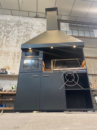 pergola barbacoa porche cenador horno