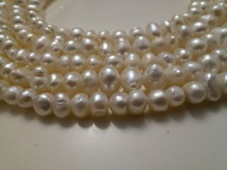 Collar de perlas reales está de moda 2024