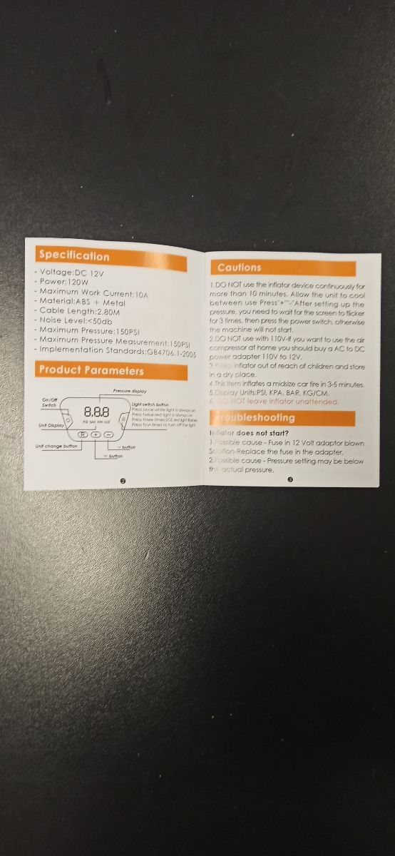 Gonfiatore per pneumatici