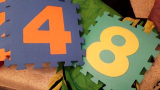 Alfombra 10 piezas puzzle números