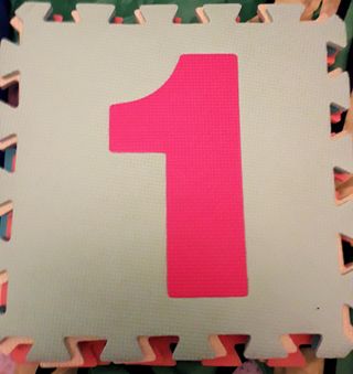 Alfombra 10 piezas puzzle números