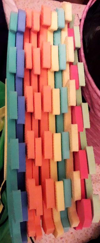 Alfombra 10 piezas puzzle números