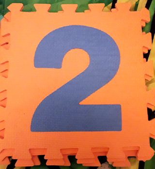 Alfombra 10 piezas puzzle números