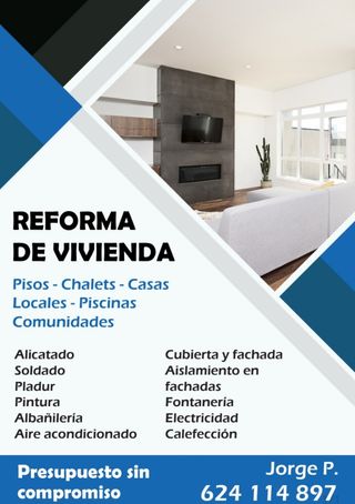 Reforma Piso, Íntegral o parcial.