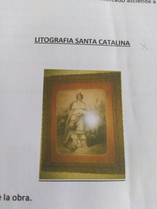 Litografia Santa Catalina