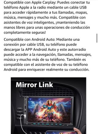 Pantalla Radio Coche 1DIN - Nuevo a estrenar