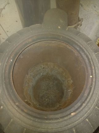 Estufa de leña.