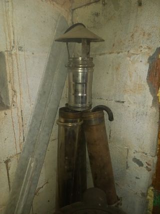 Estufa de leña.