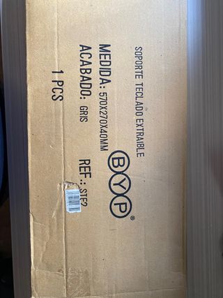 Soporte teclado extraible