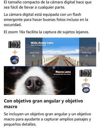 Cámara digital 4K, CCN 48MP - Nueva