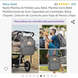 Nuliie Mochila de Pañales para Bebé
