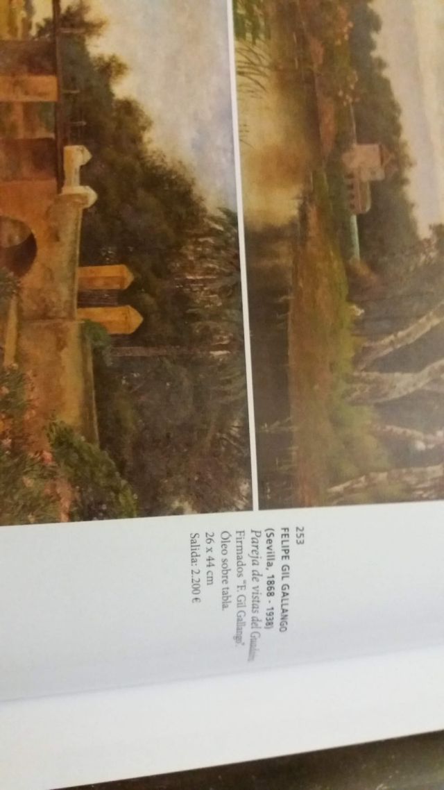 Coppia di paesaggi di Alcalá