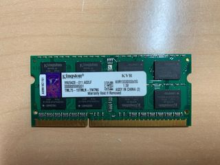 Kingston memoria ram 2GB DDR3 notebook