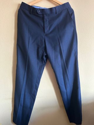 traje completo azul marino/ roberto torretta