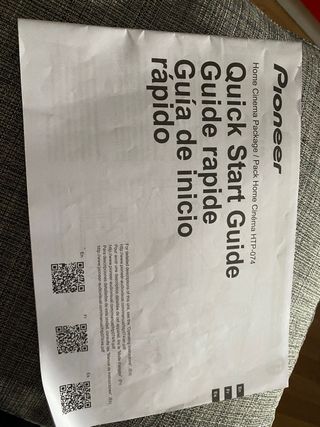 Altavoces Pioneer Home Cinema HTP-074