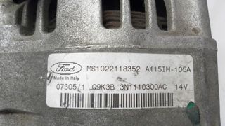 ALTERNADOR FORD FUSION 2003 1.6 16V (101 CV) 