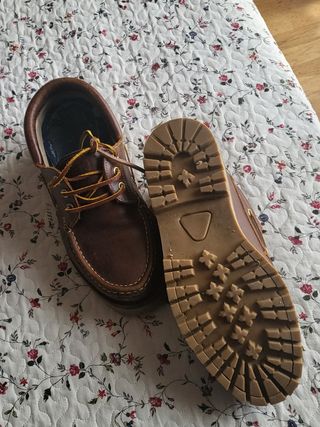 Zapatos náutico cuero
