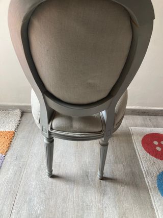 Lote 4 sillas estlilo Neoclasico