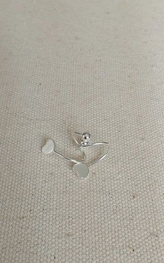 Pendientes espirales envolventes de plat