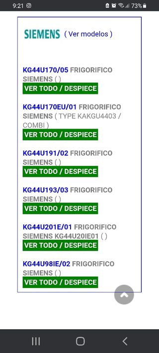 BALDAS CRISTAL FRIGO SIEMENS BOSCH BALAY