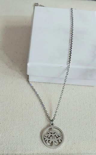 Cadena colgante acero inoxidable Árbol de la vida