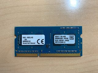 Kingston kas-n3cl/4g 4gb ddr 3 memoria ram