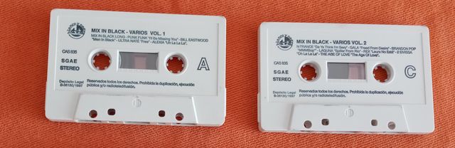 Cassettes Mix in Black y Maquina Total 5