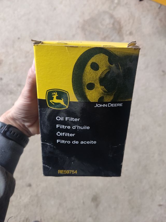 Filtro John deere 6910 aceite motor