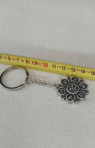 LLavero mandala, flor de loto