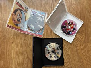 3 DVD películas infantiles en diferentes idiomas