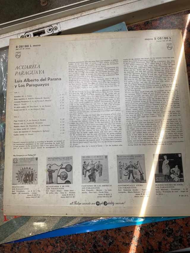 Acuarela Paraguaya Lp vinile