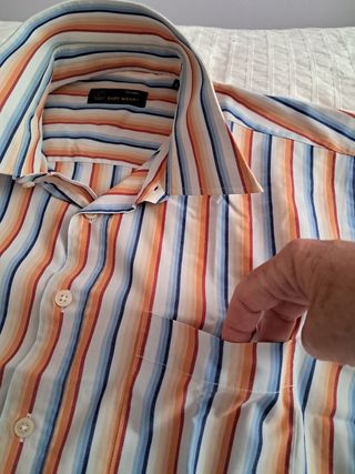 Camisa caballero manga larga