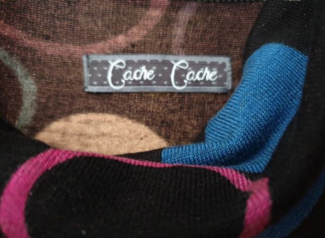 Vestito Stampa Optical Cache Cache