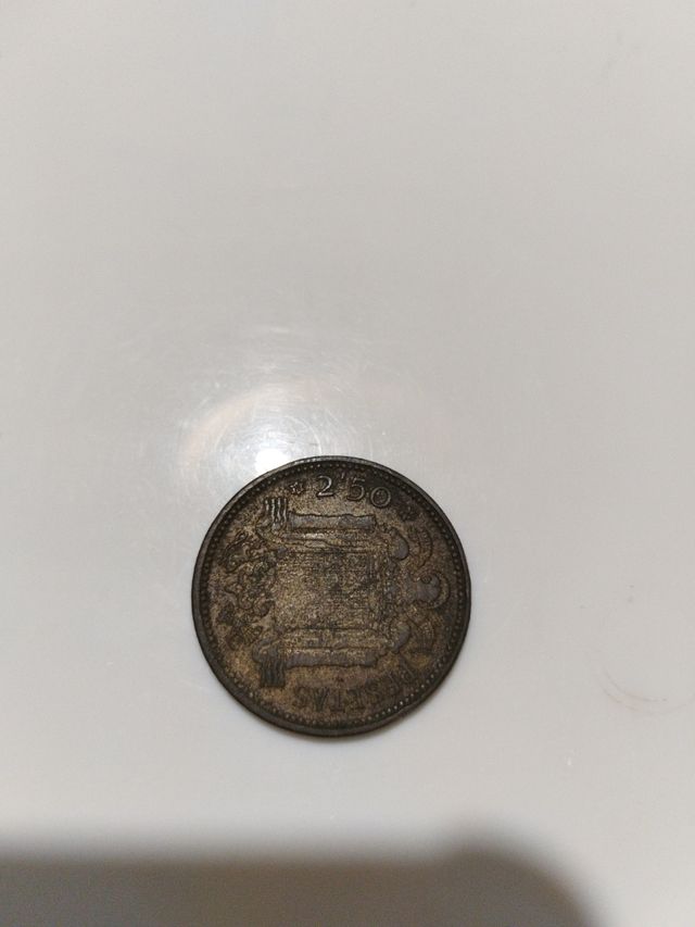 Moneda 2,5 pesetas 1953