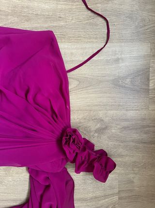 Vestido fiesta fucsia