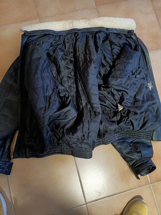 Cazadora piel caballero