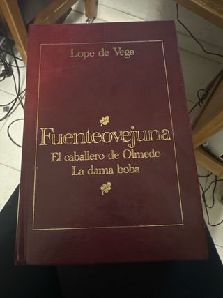 libro lope de vega fuenteovejuna