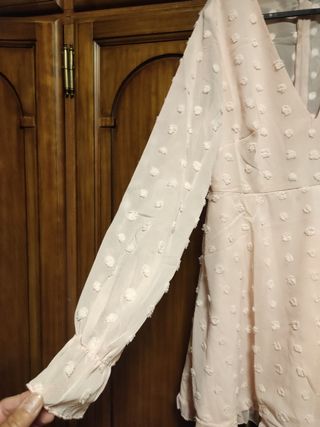 Vestido primavera rosa claro