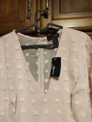 Vestido primavera rosa claro