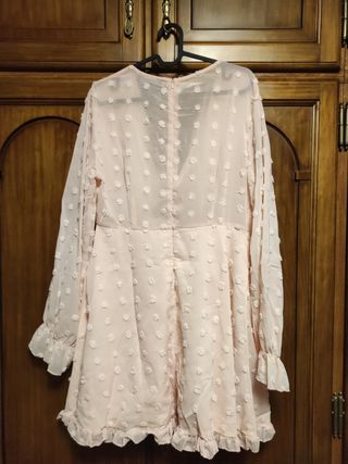 Vestido primavera rosa claro