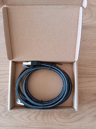 cable conexión a la red Gigabit ethernet trenzado
