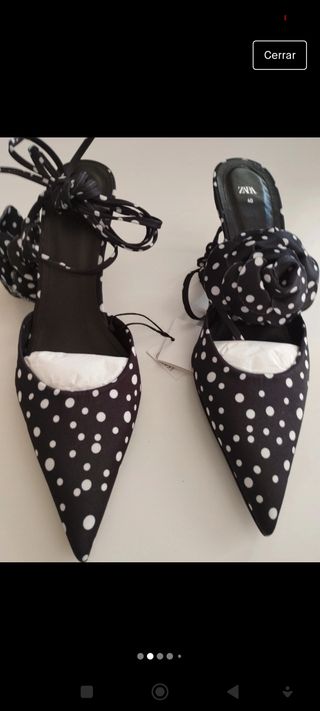 Zapatos lunares Zara mujer número 40 nuevo en 
