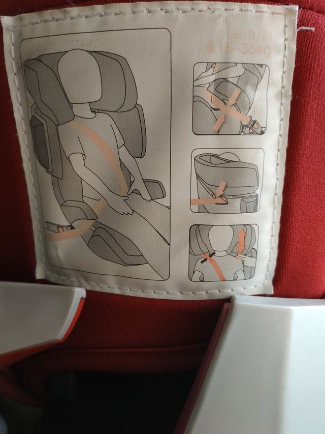 Silla infantil con Isofix para coche