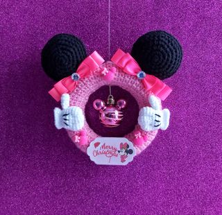 Corona de Navidad Minnie inspirada