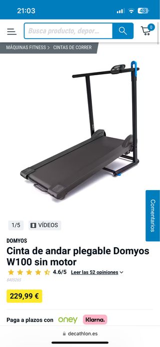 cinta de correr