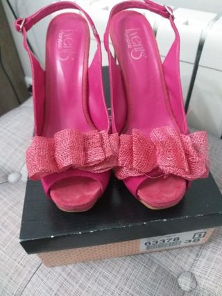 Zapatos fucsia