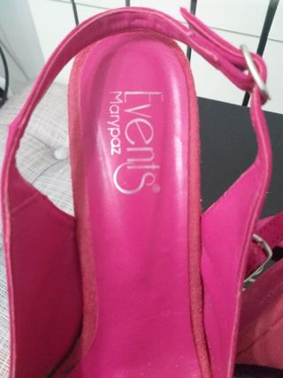 Zapatos fucsia