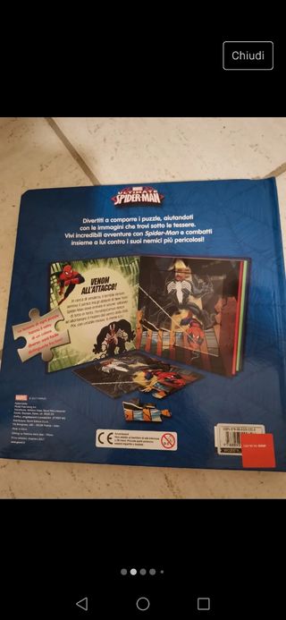 Libro puzzle Spiderman