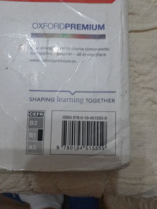 Libro de inglés oxford
